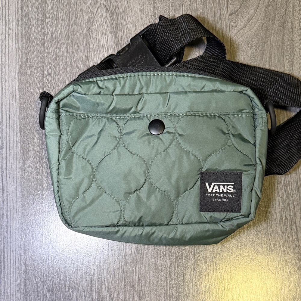 Vans Quilted Green Belt Bag